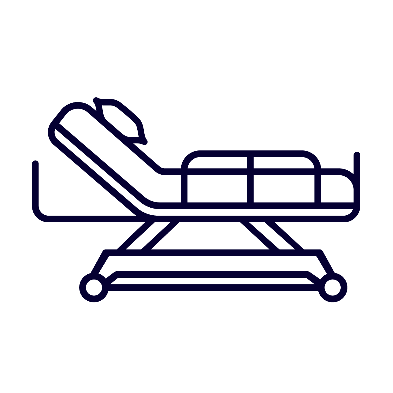 Hospital Bed-Dark_Blue